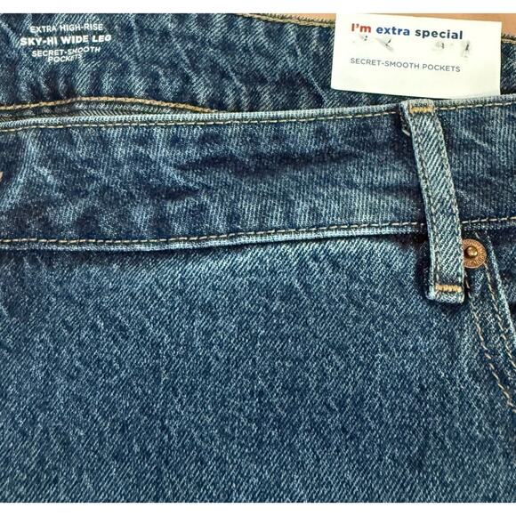 NWT Lot of 2 Old Navy High Ride & Extra High Rise Jeans Plus Size 26 - Picture 2 of 4